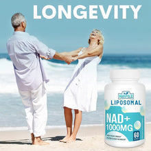 Load image into Gallery viewer, Liposomal NAD+ 1000 MG — Supplement — Supports Energy and Metabolism — Promotes Healthy Aging — Enhances Brain Function — 120 Day Supply
