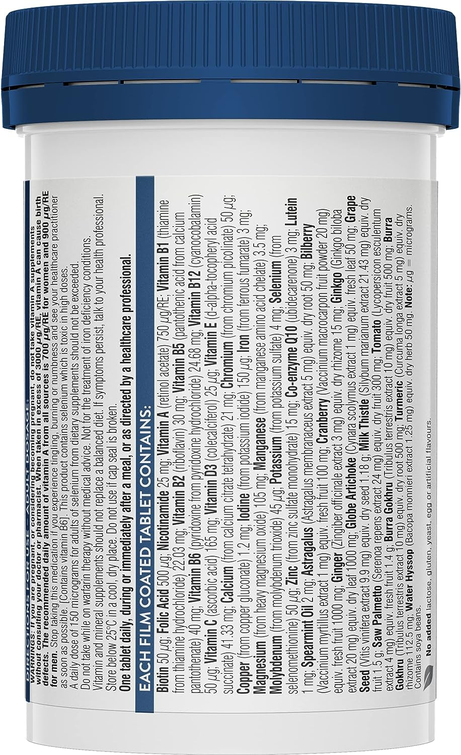 Ultivite Men'S 50+ Multivitamin | Helps Support Immune Health | 90 Tablets