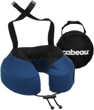 Load image into Gallery viewer, Evolution S3 Travel Pillow - Straps to Airplane Seat - Ensures Your Head Won&#39;T Fall Forward - Relax with Plush Memory Foam - Quick-Dry Fabric Keeps You Cool and Dry Indigo

