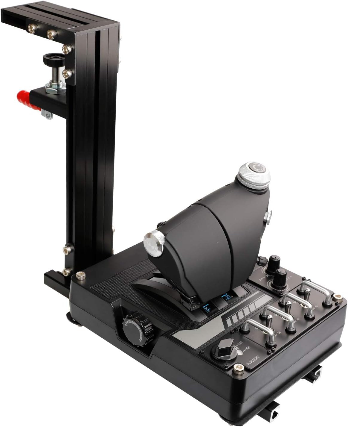 the Desk Mount for the Flight Sim Game Joystick, Throttle and Hotas Systems. Fit Almost All of the Flight Sim Game Joystick Controllers (Game Devices Not Included) - Black