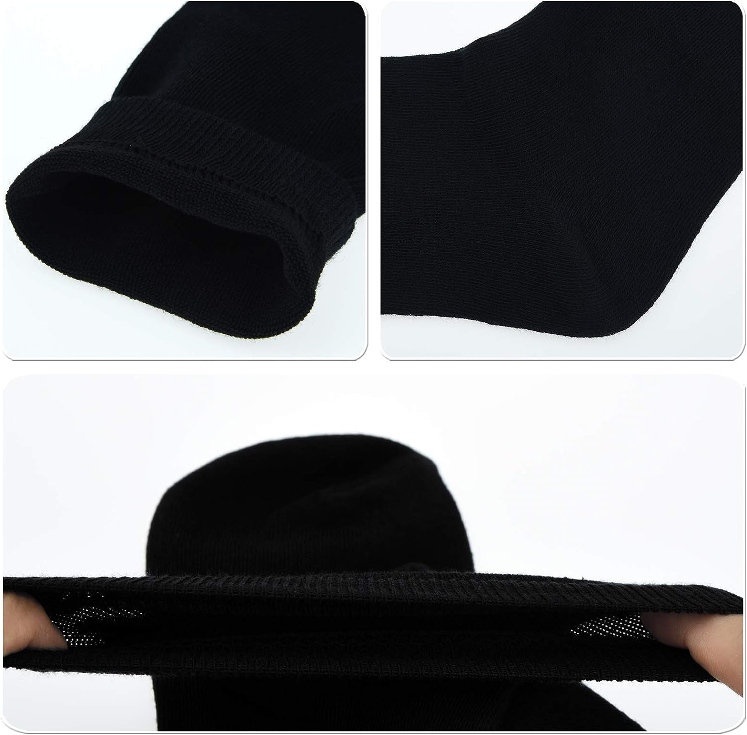 3 Pack School Uniform Cotton Knee High Socks Knee High Socks for Girls and Boys