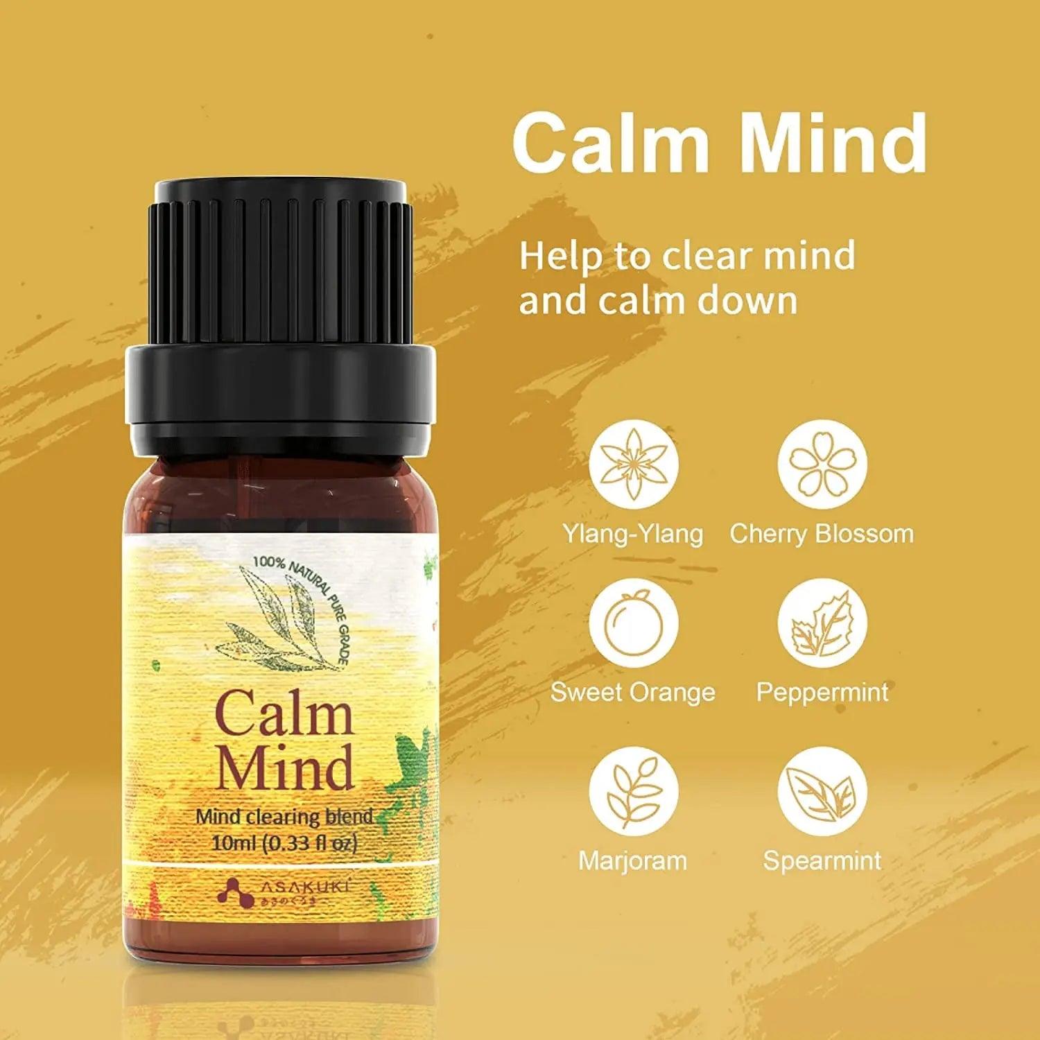 Top3 Blends Essential Oils Cozy Set Theraputic Grade Aromatherapy Oils for Sleep, Anxiety & Stress Relief, Immune Defence, Muscle Relief for Diffusers Humidifiers Massage, 10Ml