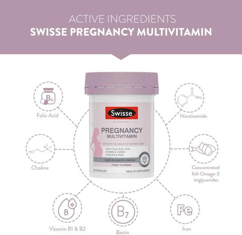 Ultinatal Pre-Conception and Pregnancy, 180 Capsules