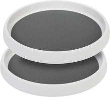 Load image into Gallery viewer, 12 Inch Lazy Susan Turntable 2 Pack , Non-Skid Rotating Spice Rack Spinning Organizer for Cabinet, Kitchen, Fridge, Countertop, Pantry Organization and Storage, Vanity Display Stand
