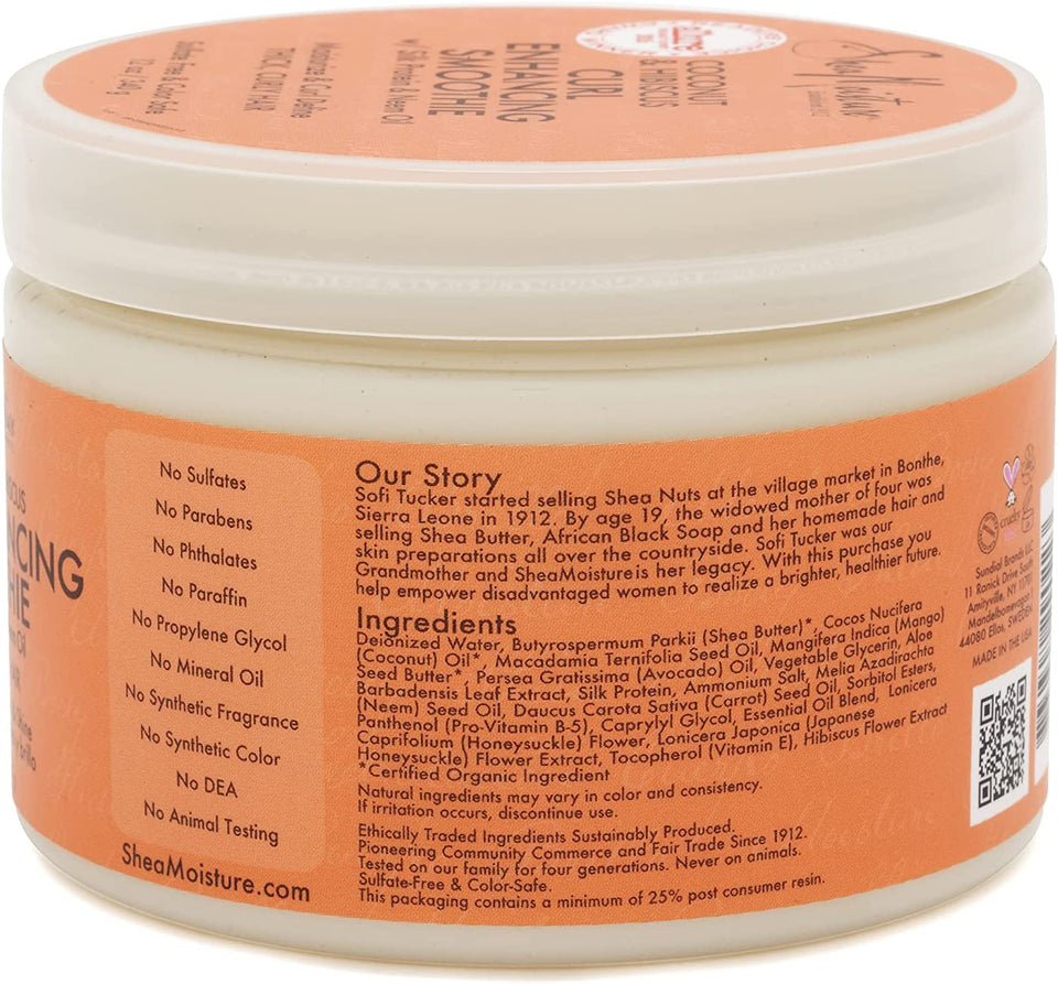 Coconut and Hibiscus Curl Enhancing Smoothie, 340 G, Multi, 12 Ounce (Pack of 1) (290223 )