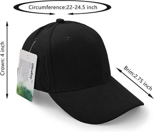 Suede Baseball Cap, Unisex Suede Leather Adjustable Plain Hat Baseball Cap