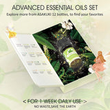 Essential Oils Gift Set, Top 12 100% Natural Aromatherapy Oils - Lavender, Rosemary, Eucalyptus, Frankincense, Lemon, Ylang Ylang, and More Diffuser Oils for Massage, Hair Care