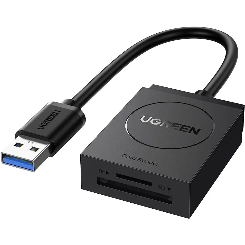 UGREEN Universal Card Reader USB 3.0 Dual Slot Flash Memory Card Reader