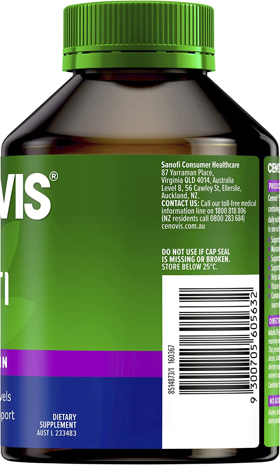 50+ Multivitamin for Energy - Comprehensive Formula Containing 27 Ingredients - Multi Vitamin 100 Capsules