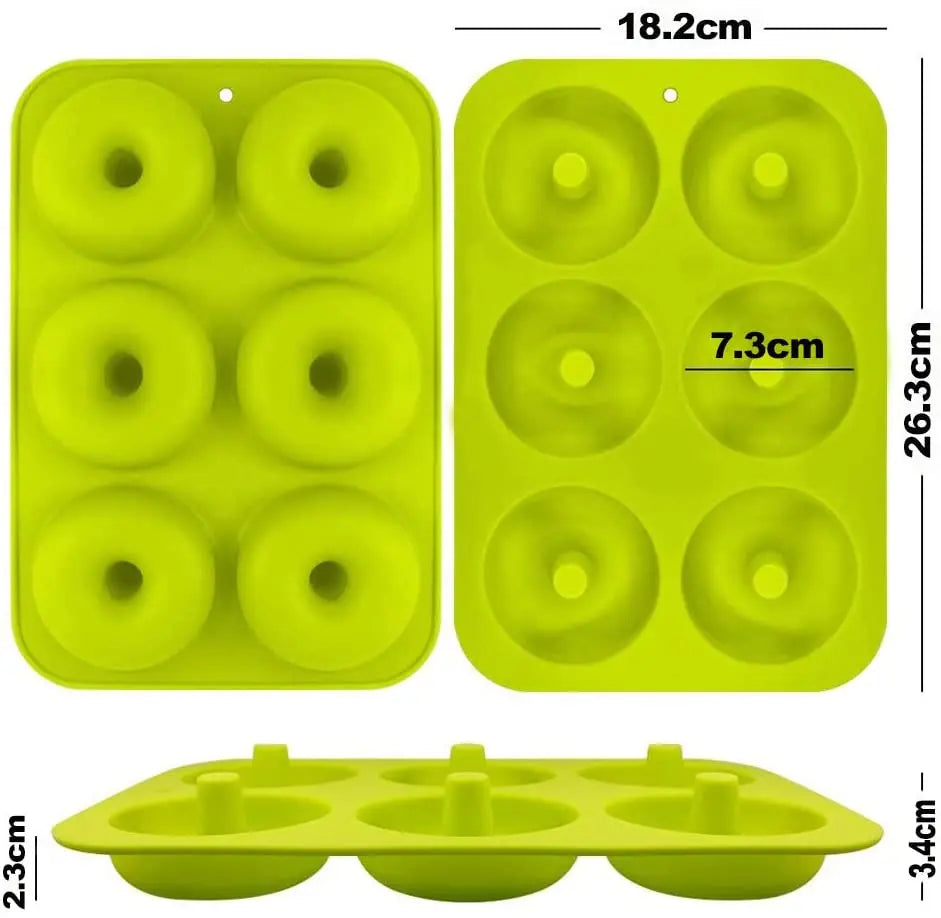 3 Pack Silicone Bakeware Doughnut Mould set Pattan Australia