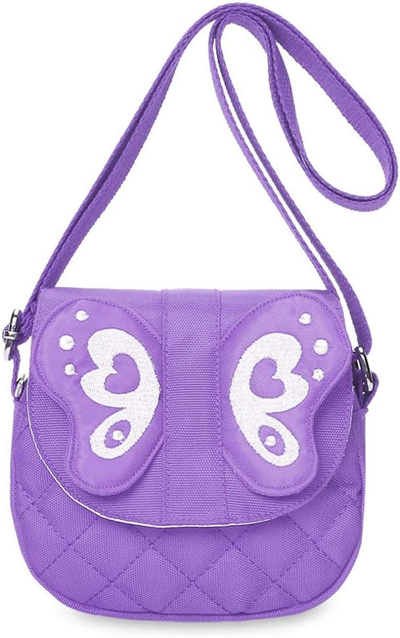 Little Girls Purses for Kids - Toddler Mini Cute Princess Handbags Shoulder Messenger Bag Toys Gifts Crossbody Purse (Butterfly Purple), Butterfly Purple, Fashion
