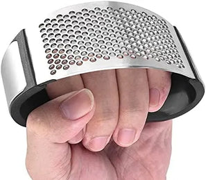 Stainless Steel Garlic Press, Crusher and Peeler Best Quality Garlic Press with Silicone Peeler and Cleaning Brush pattanaustralia