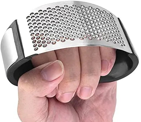 Stainless Steel Garlic Press, Crusher and Peeler Best Quality Garlic Press with Silicone Peeler and Cleaning Brush pattanaustralia