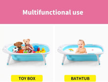 Load image into Gallery viewer, Baby Bath Tub, toy storage for Infant, Toddlers compact, Foldable, Safety
