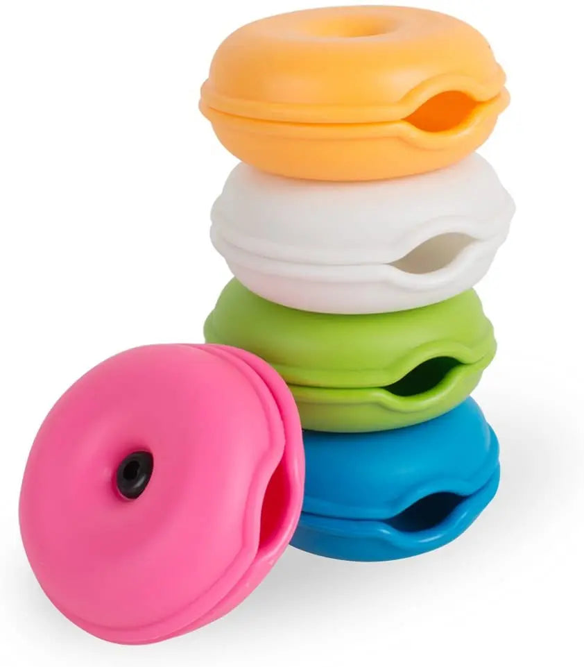 5 Packs Tangle-Free Cable Turtle Earbuds Keeper Case Winder Cable Keeper pattanaustralia