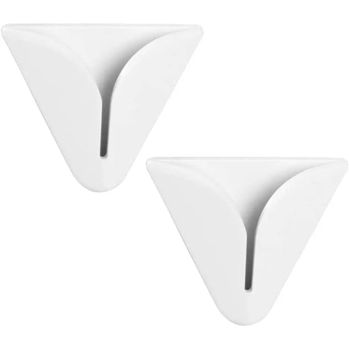 Self-Adhesive Dish Towel Holder for Kitchen - Pack of 2, White pattanaustralia