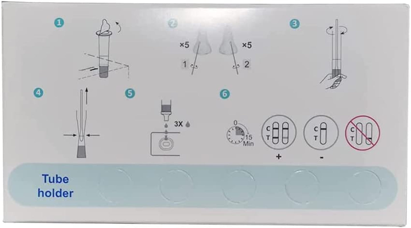 Sars-Cov-2 Rapid Antigen Test Kits - 5 Pack Nasal Swab