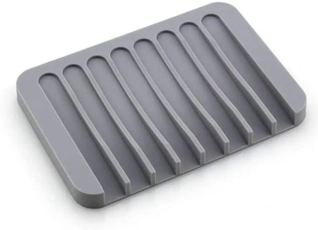 3 Pcs Soap Dish Holder -Silicone Rubber Drainer for Bar Soap, Sponge Scrubber, Bathroom, Kitchen Pattan Australia