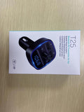 FM Transmitter, Bluetooth FM Transmitter Wireless Radio Adapter Car Kit with Dual USB Charging Car Charger MP3 Player Support TF Card & USB Disk