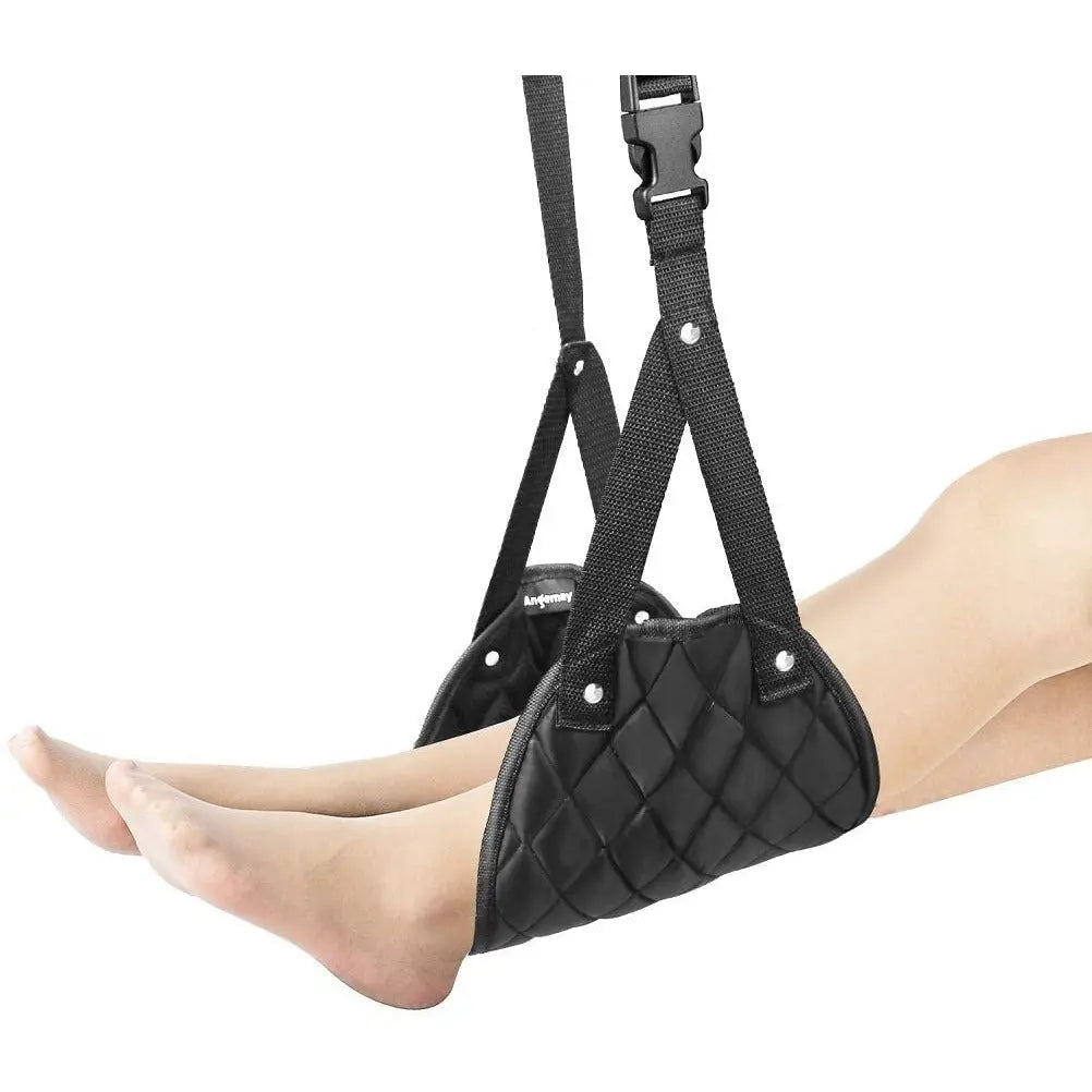 Airplane Travel Accessories - Portable Travel Foot Hammock Pattan Australia