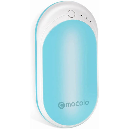 MOCOLO Electronic Portable Hand Warmers Rechargeable, 5200mAh Power Bank Blue Pattan Australia