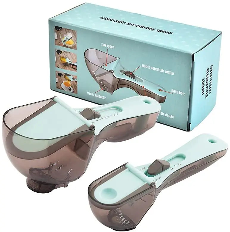 TIMEXING® Measuring Cups & Spoons with Scale Set for Milk Powder, Coffee, Baking Pattan Australia