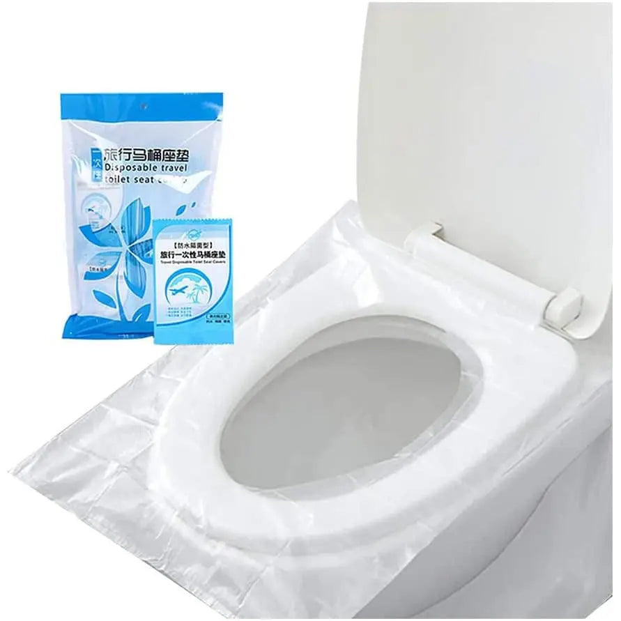 50pcs Travel Disposable Toilet Seat Cover