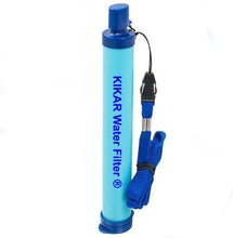 Load image into Gallery viewer, KIKAR Outdoor Water Filter Hollow Fiber Water Purifier Perfect for Backpacker, Camper, Hiker or for Emergencies
