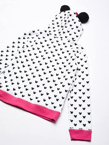 Girls' Minnie Hoodie with Bow and Ear