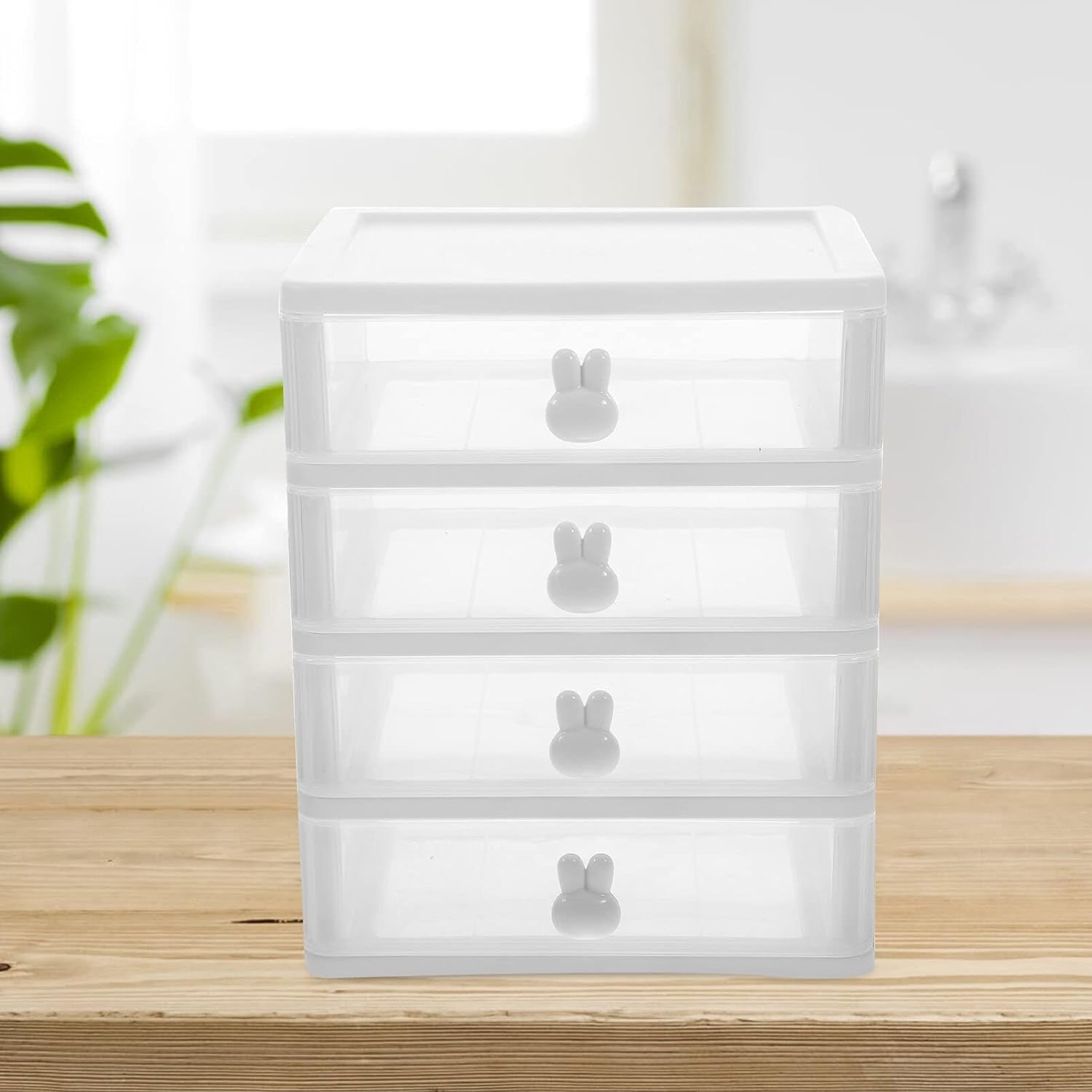 Desk Organizer with Drawer Desktop Storage Drawer Multi Layer Cosmetic Storage Cases Stationery Holder