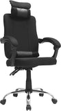 Home Office Chair, 135° High Back Study Ergo Computer Chair Height Adjustable Desk Chair W/Headrest, Breathable Mesh Chair Black