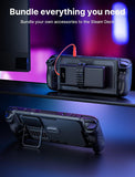 Modcase for Steam Deck, PC0104 Modular Steam Deck Case with Detachable Front Shell Valve Steam Deck Accessories Include Protective Case, Face Cover, Metal Bracket and Strap - Basic Set