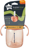Superstar Weighted Straw Cup for Toddlers with INTELLIVALVE Leak and Shake-Proof Technology and BACSHIELD Antibacterial Technology, 300Ml, Pack of 1, Colours Vary