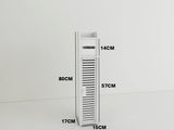 80CM Bathroom Storage Utility Cabinet Stand Tissue Holder White Waterproof
