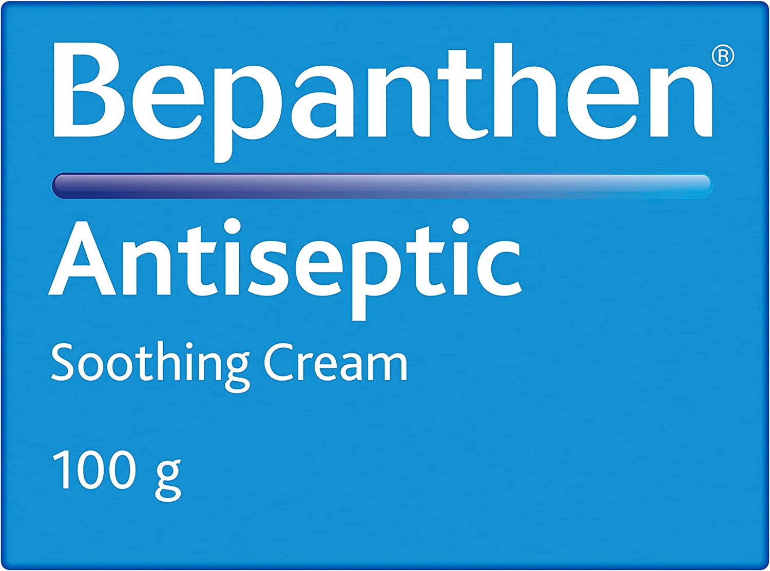 Antiseptic Soothing Cream for Cuts, Bites & Stings, Chafed Skin, Cracked Skin, Scalds and Sunburn, 100 G