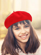 Load image into Gallery viewer, Beret Hat French Beanie Cap Artist Wool Hat for Children Kids Girls
