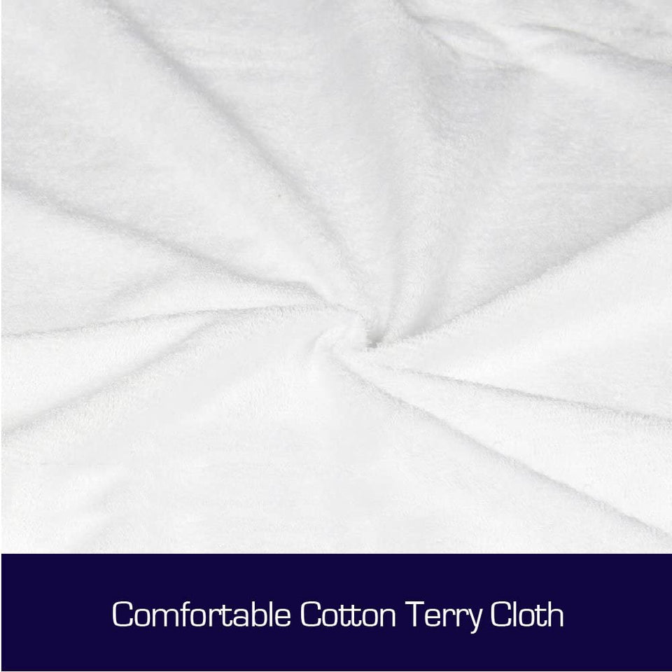 Cotton Terry Fully Fitted Waterproof Mattress Protector - 7 (King)