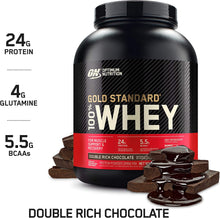 Load image into Gallery viewer, Gold Standard 100% Whey Protein Powder, Double Rich Chocolate, 907G
