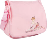 Dance Girl'S Adjustable Strap Ballerina Shoulder Bag, Light Pink