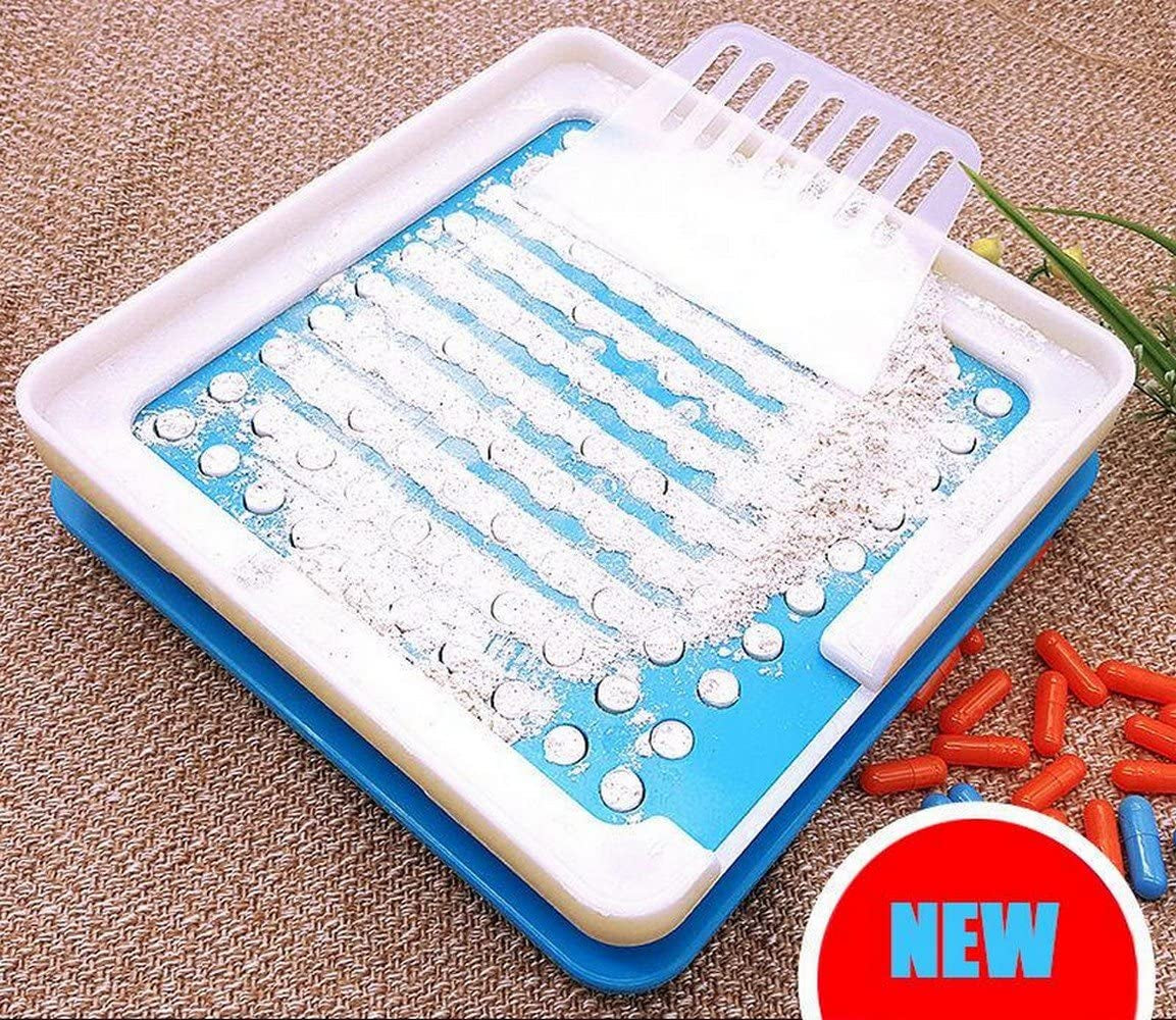 Capsule Machine Size 000 (Largest) - 100 Holes Empty Capsules Filler with Tamper Supplements Filling Vitamin Pill