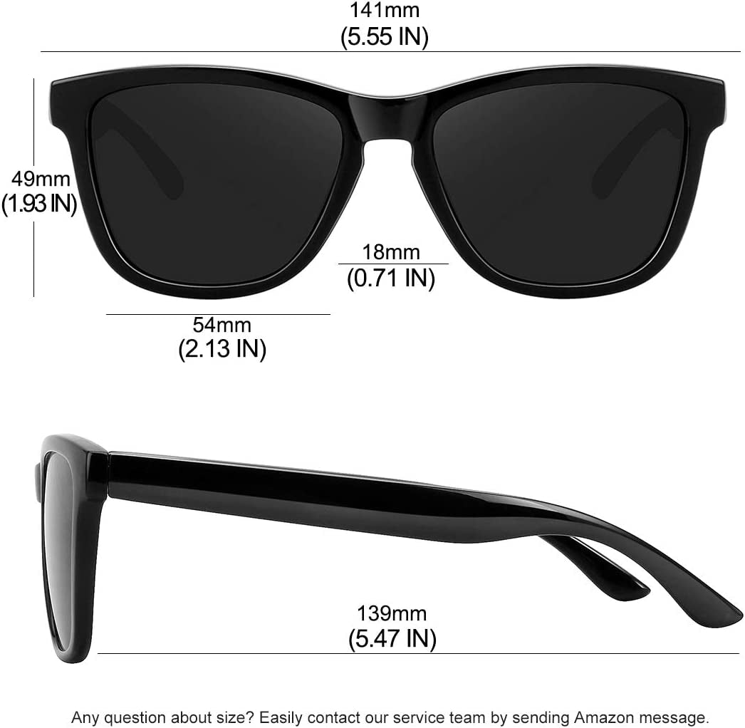 Polarized Sunglasses for Women Men Classic Retro Designer Style