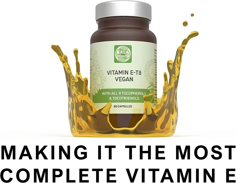 Unique Vegan Formula with All 8 Tocopherols and Tocotrienols Vitamin E– 400 IU Contains No Pah’S, Heavy Metals, Contaminants or Preservatives - Certified Sustainable - Hair, Scars and Skin