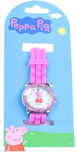 Kids Nickelodeon Peppa Pig Pink Digital Analog Quartz Wrist Watch, Cool Inexpensive Gift & Party Favor for Girls, Boys, Toddlers, Adults All Ages, Pink Analog