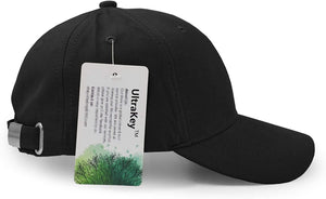 Suede Baseball Cap, Unisex Suede Leather Adjustable Plain Hat Baseball Cap
