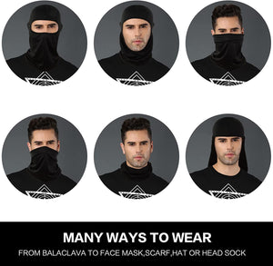 Lycra Fabrics Ski Face Mask Motorcycle Cycling Bike Bandana Hiking Skateboard Balaclava