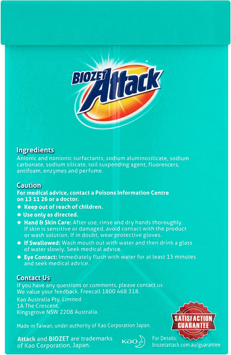 Attack Regular Laundry Powder Detergent, 2 Kilograms
