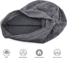 Load image into Gallery viewer, Beanie for Men &amp; Women, 2 Pack Lightweight Running Cap Thin Knit Hat Sleep Cap Breathable Cancer Chemo Headwear
