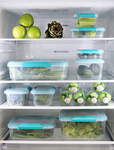 Load image into Gallery viewer, Décor 231800-006 Match-Ups Clips | Food Storage Pantry Container | Ideal for Meal Prep | BPA Free | Dishwasher, Freezer &amp; Microwave Safe, Blue, 600Ml
