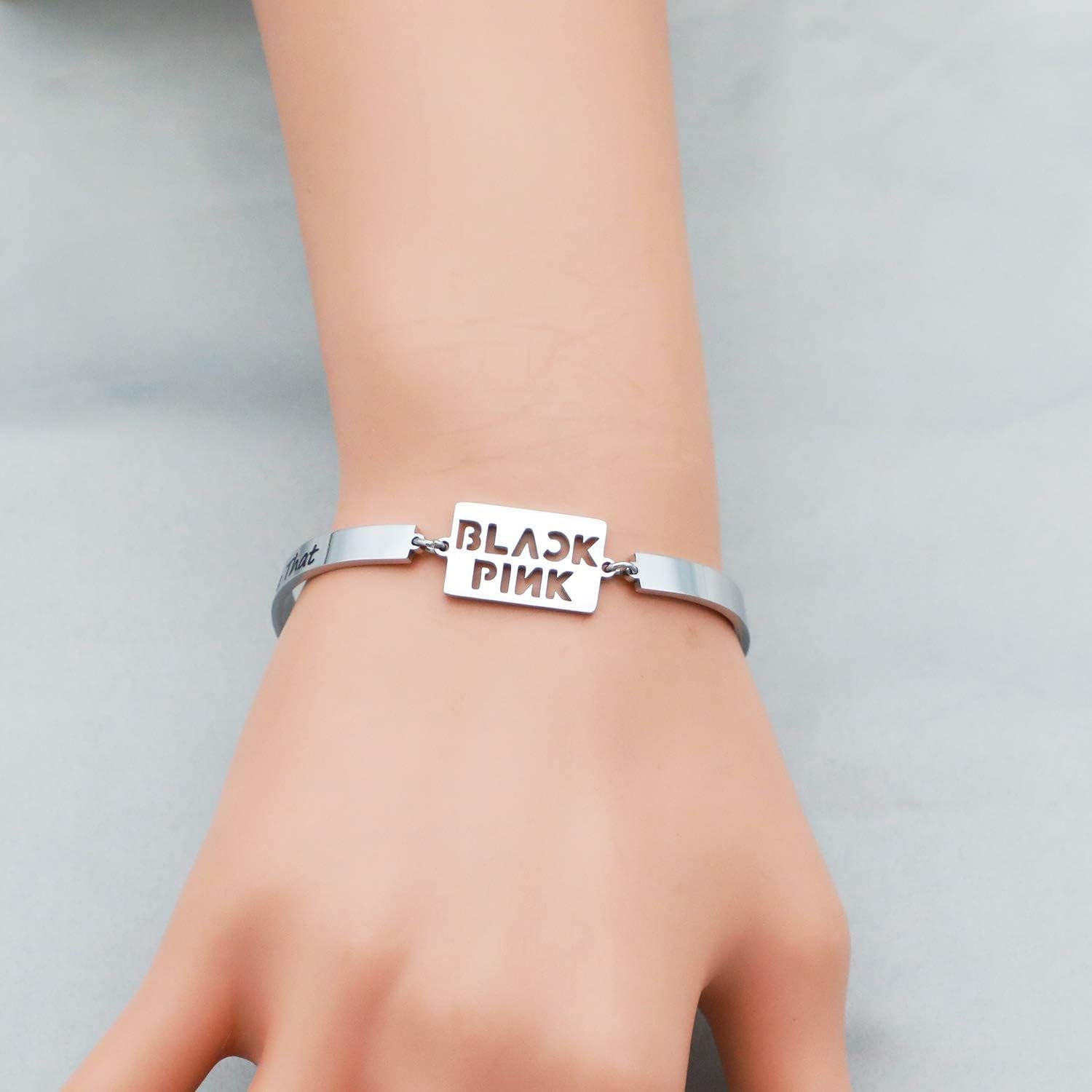 Kpop Blackp Group Gifts Blackp Necklace How You like That Jennie Lisa Jisoo Rose Bracelet for Blackp Lover Blackp Fans