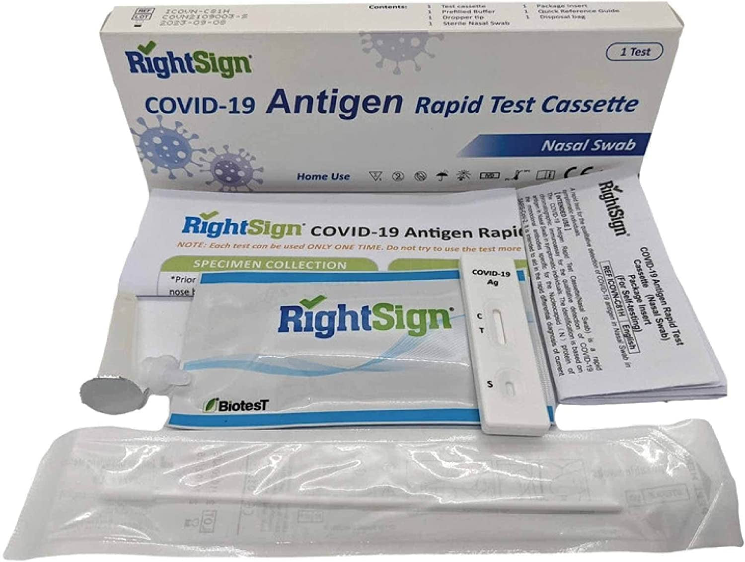 COVID-19 Rapid Antigen Test (Nasal Swab) - 5 Pack